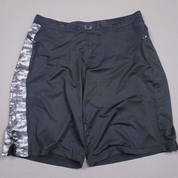 Hylete Shorts Hylete Black Camo Crossfit Gym Workout Athletic